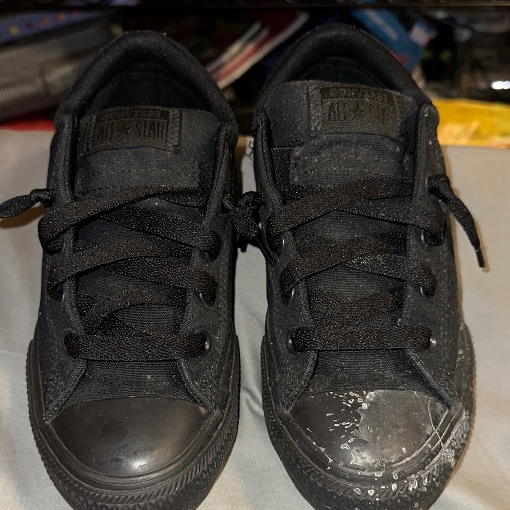 Converse Kids Black Sneakers